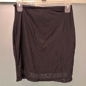 SHEIN Black Mini Skirt